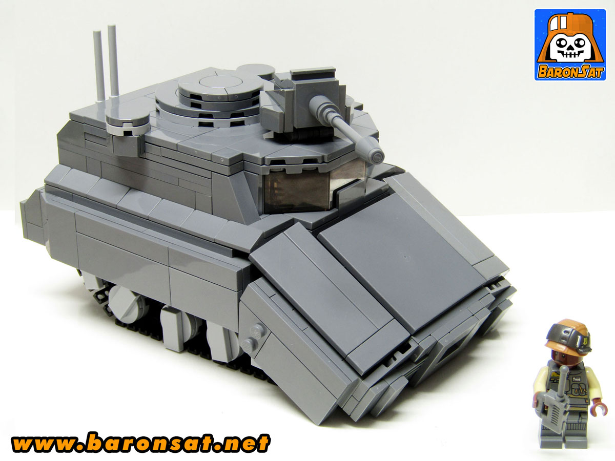 Imperial Repulsortank 1-M + Power Droid lego moc
