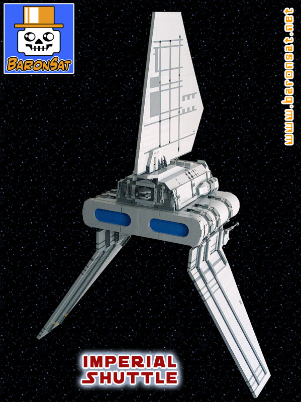 Lego moc Tydirium Lambda shuttle Space