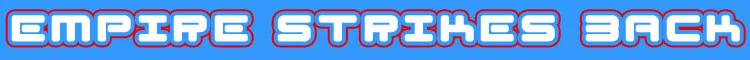 EMPIRE STRIKES BACK BANNER