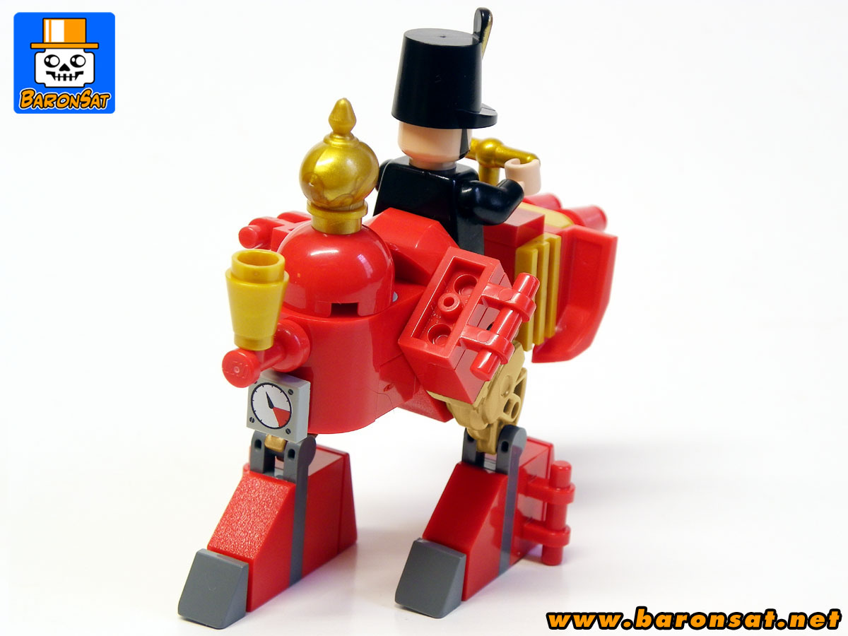Lego Steampunk Fireman Vehicle