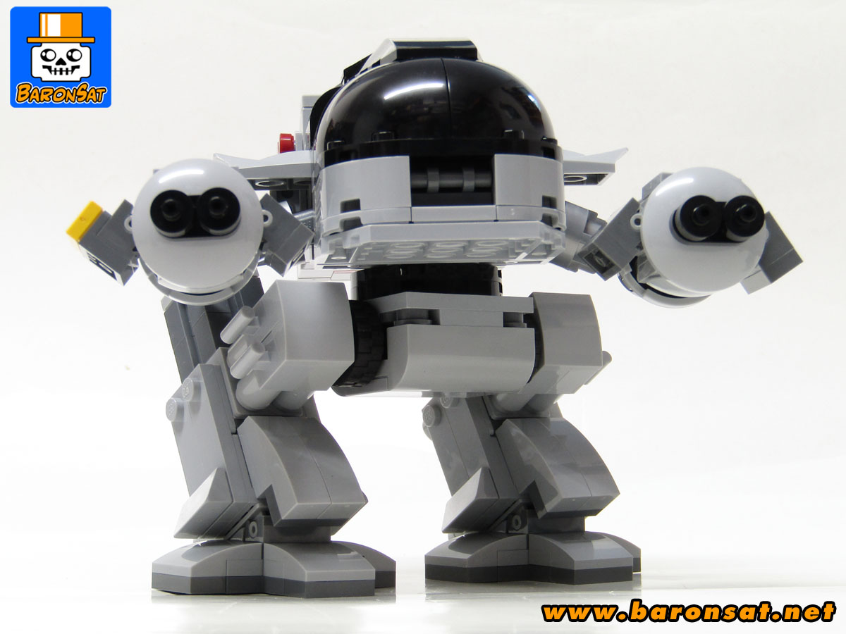 lego moc ED-209 Roaring Brickheadz