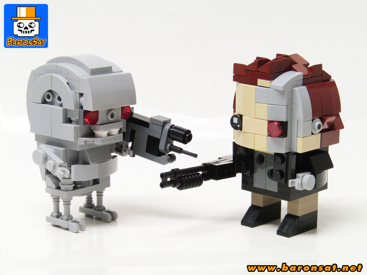 Lego moc Terminators Brickheadz Instructions