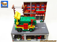 TMNT Van on Diorama Lego moc