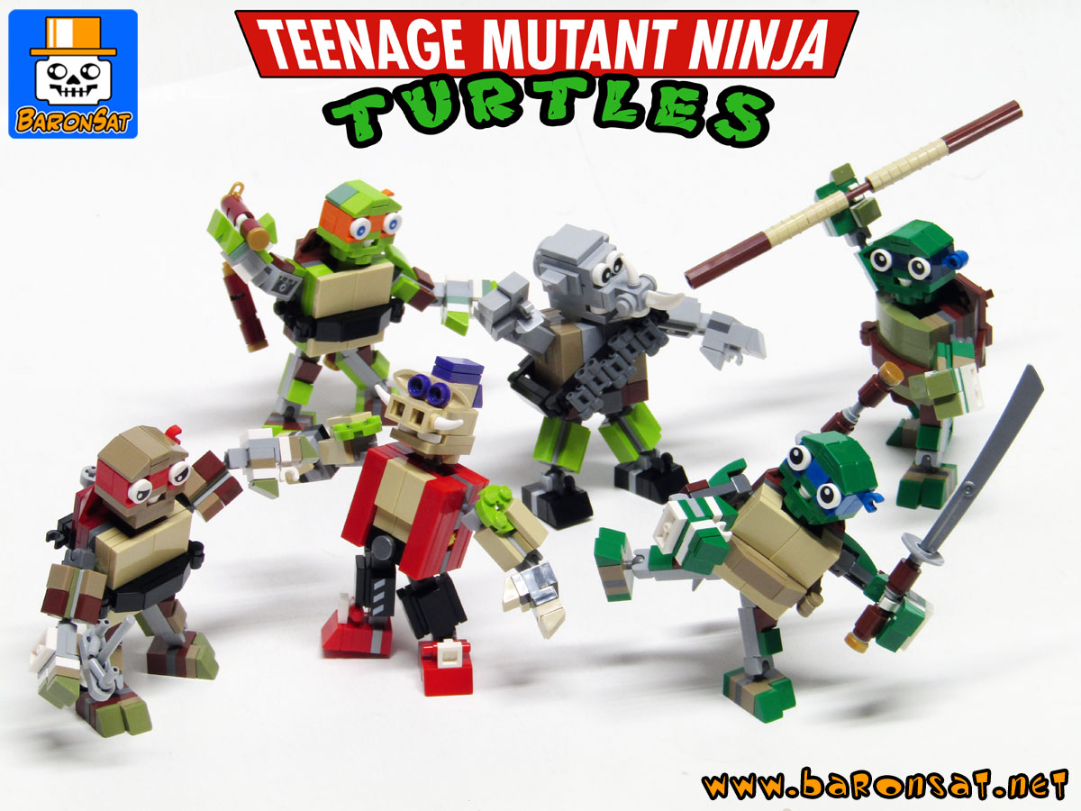 Lego moc TMNT bricks models