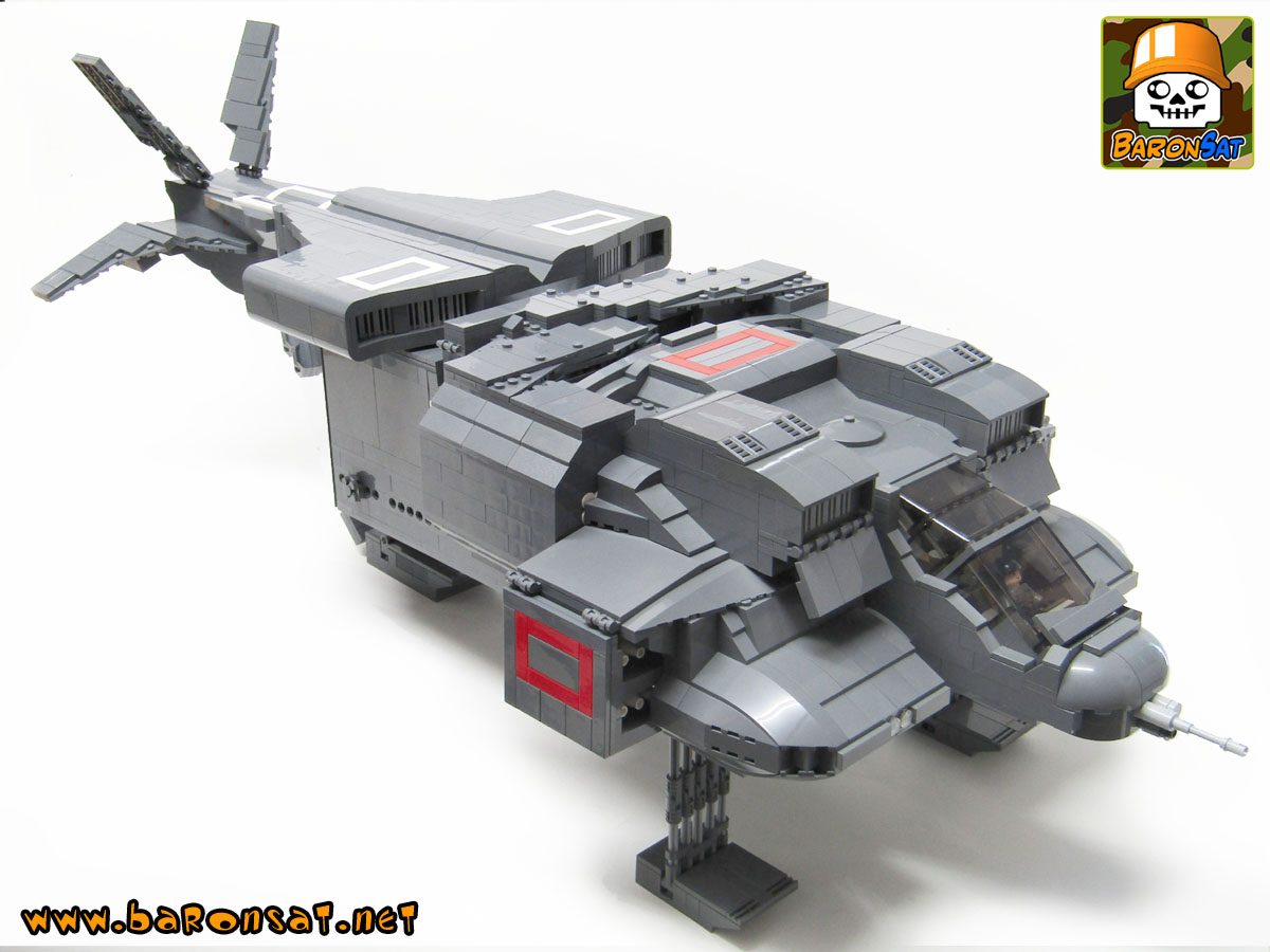 Lego moc Aliens Dropship Landed