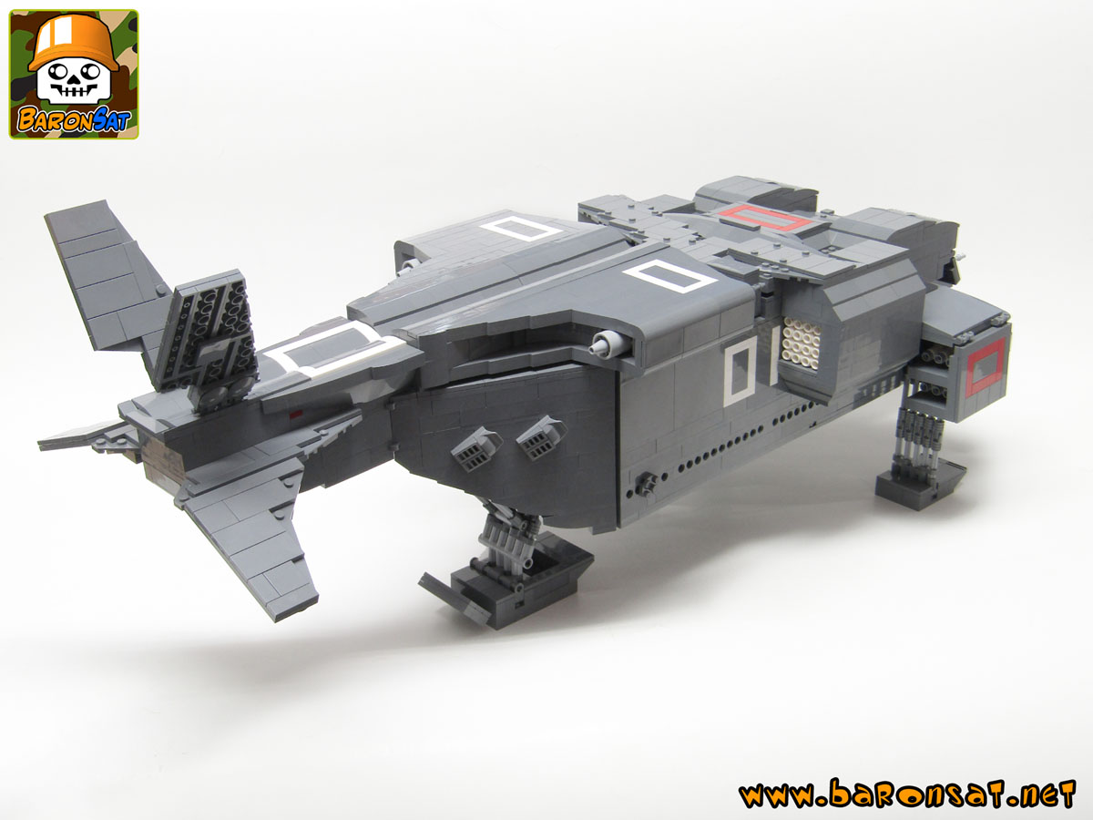 Lego moc Aliens Dropship Back