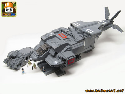 forbidden planet custom moc models made of lego bricks