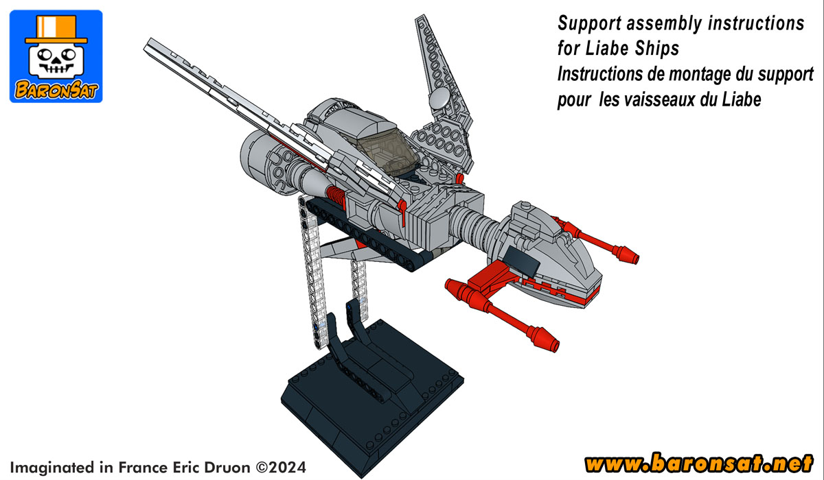 San Ku Kai ships support moc instructions