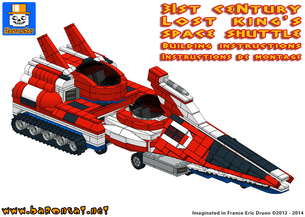 lego Ulysse 31 navette custom model building instructions