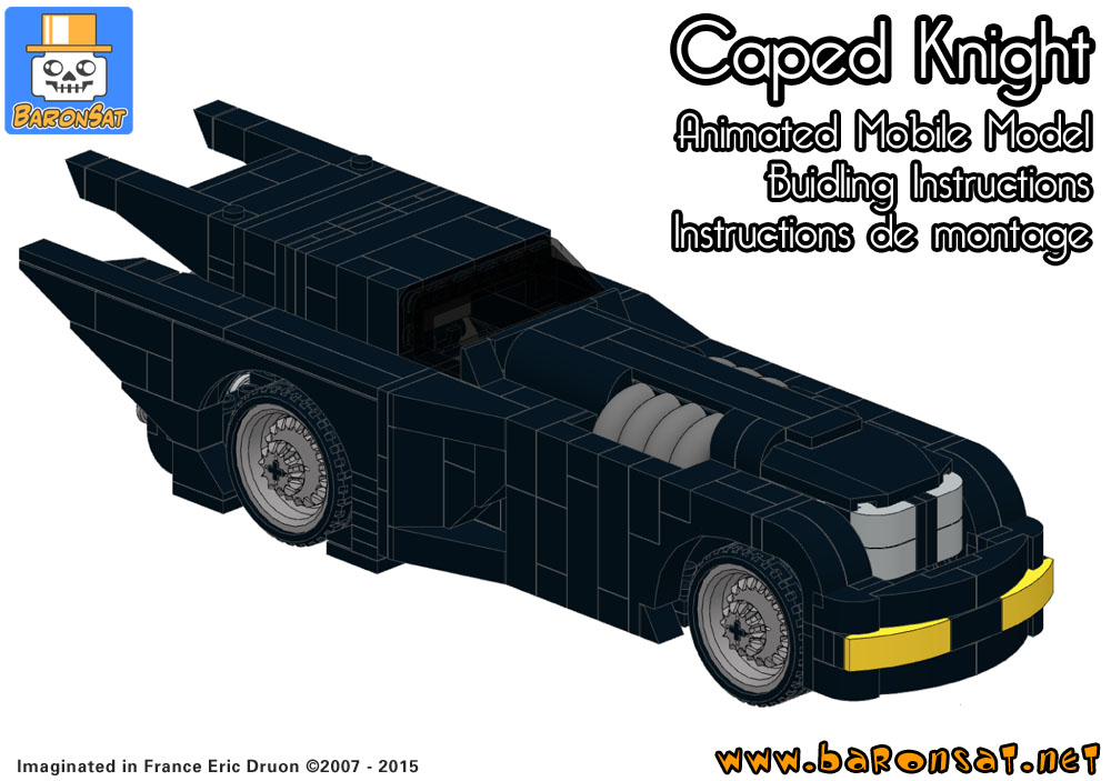 Instructions Lego Bricks Custom Batmobile BTAS