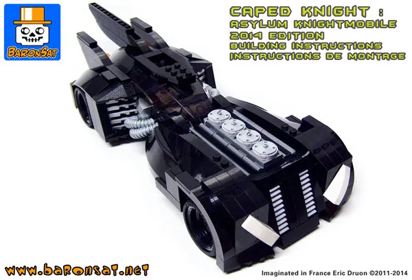 Lego moc Rocksteady Batmobile instructions