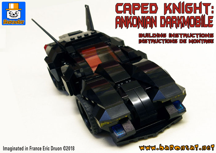 Lego moc Ankonian Batmobile Building Instructions