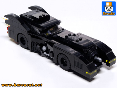 lego burton batmobile building instructions custom moc