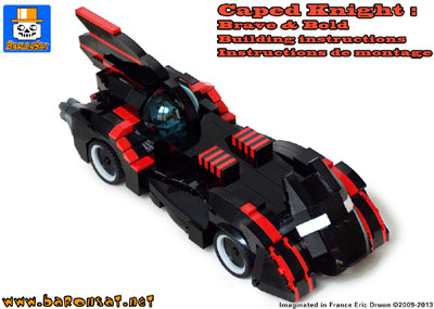 lego brave and bold batmobile building instructions custom moc