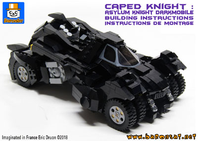 Lego moc Rocksteady Batmobile