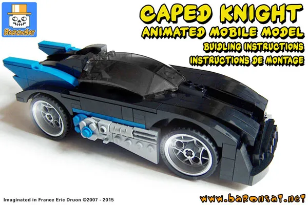 lego animated-1 batmobile building instructions moc