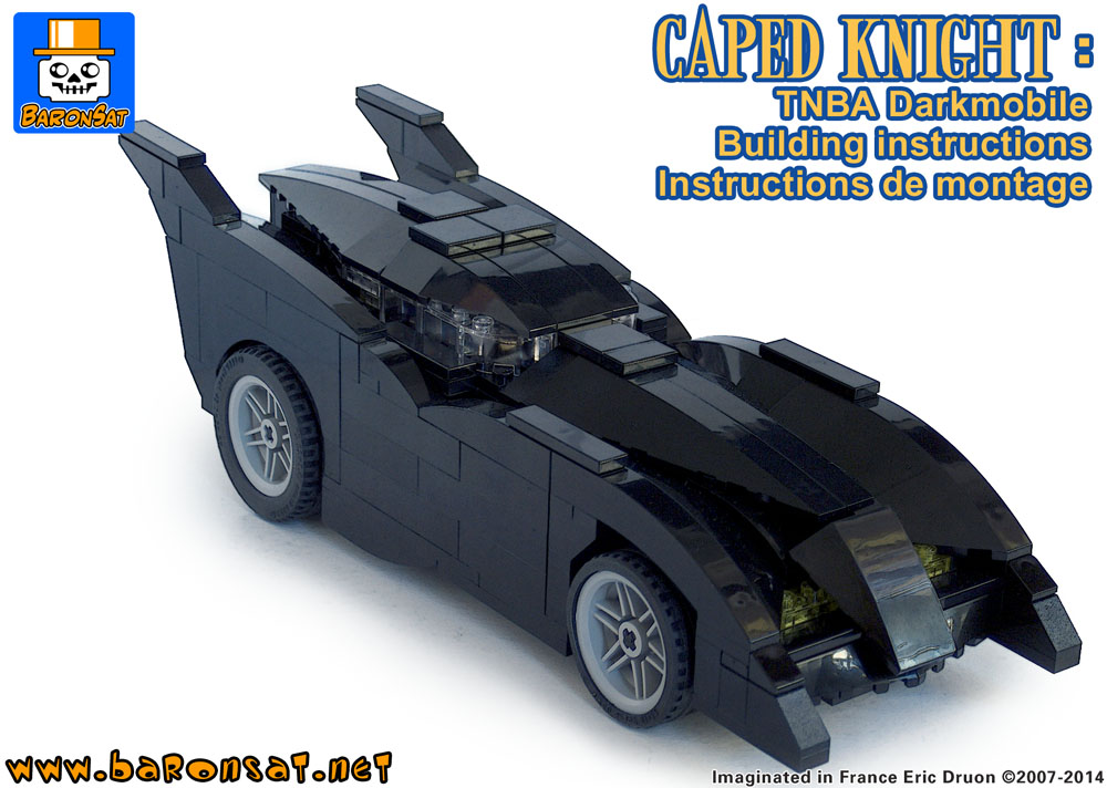 Lego moc TNBA Batmobile Instructions