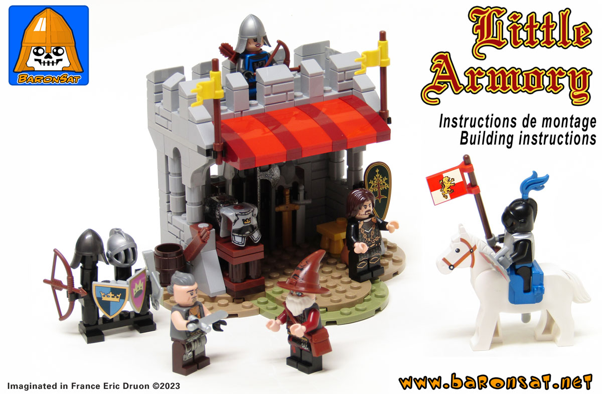 Armor shop  6041 lego moc instructions