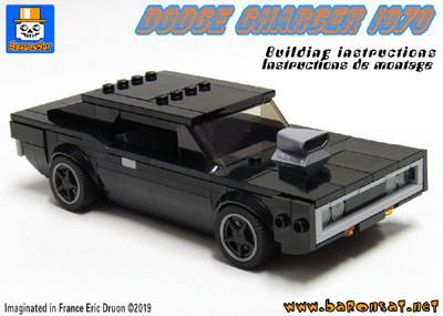 Lego moc Dodge Charger Building Instructions