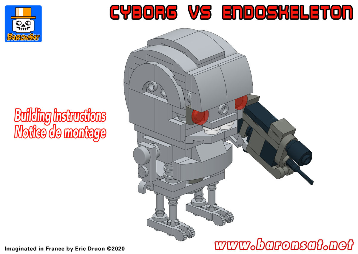 Endoskeleton Brickheadz Lego moc Instructions