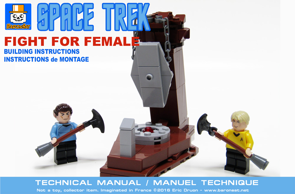 lego famok time star trek tos custom model instructions