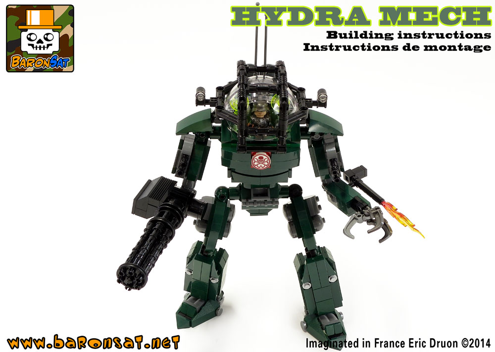 lego hydra mech building instructions custom moc