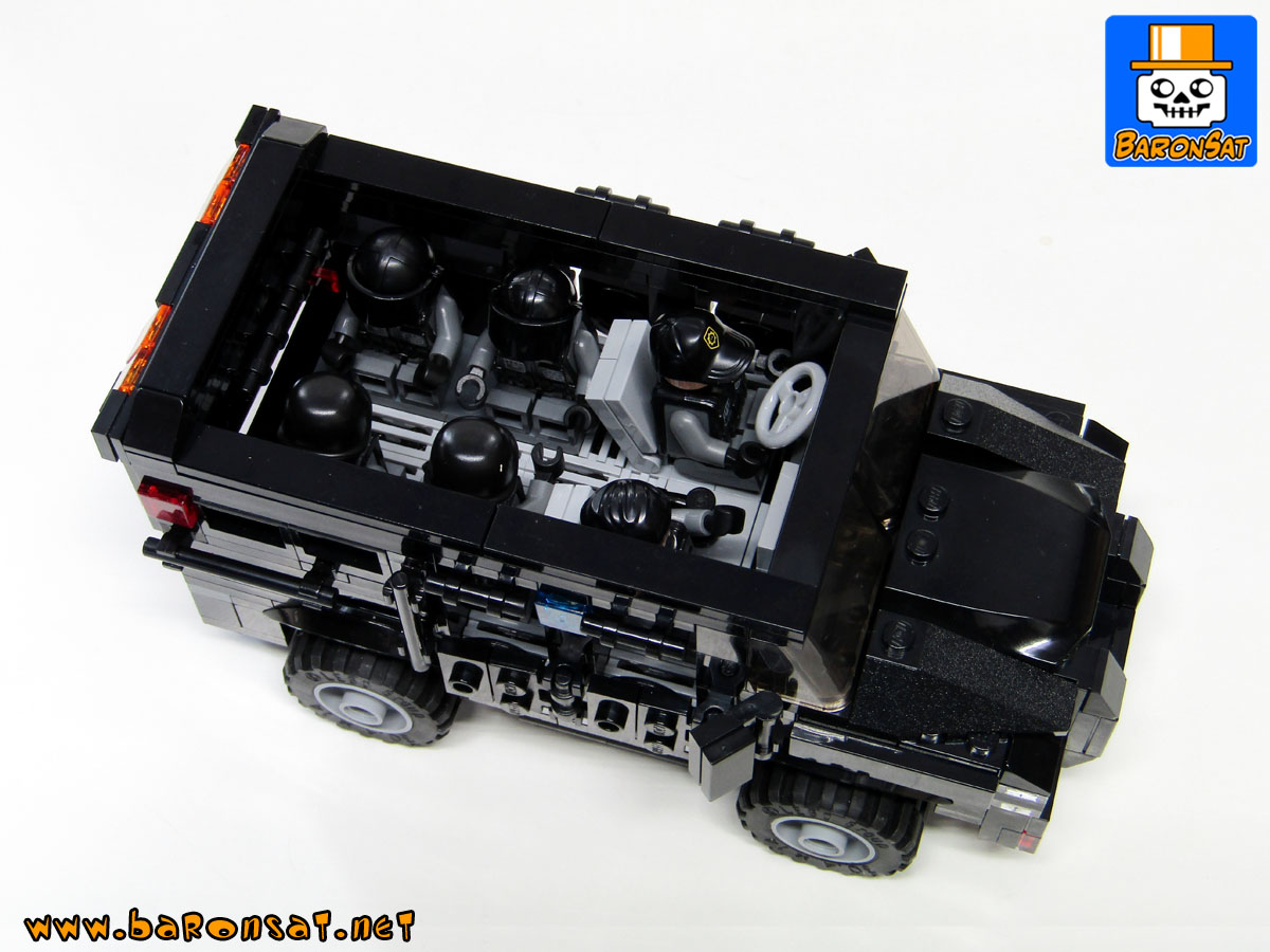 Swat Lego moc Truck Open Instructions