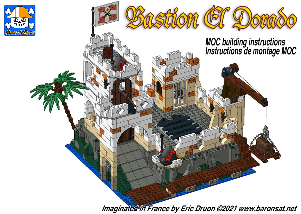 Eldorado Fortress pirates custom moc instructions