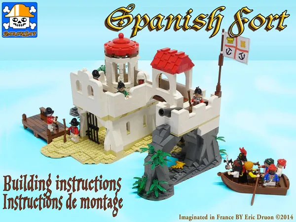 Lego moc instructions pirates spanish island governor