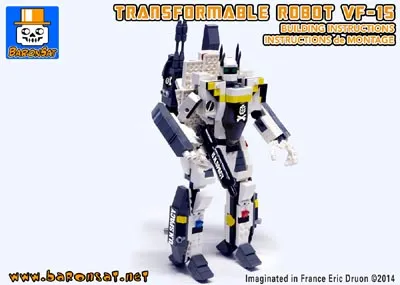 Valkyrie VF-1S Lego moc instructions