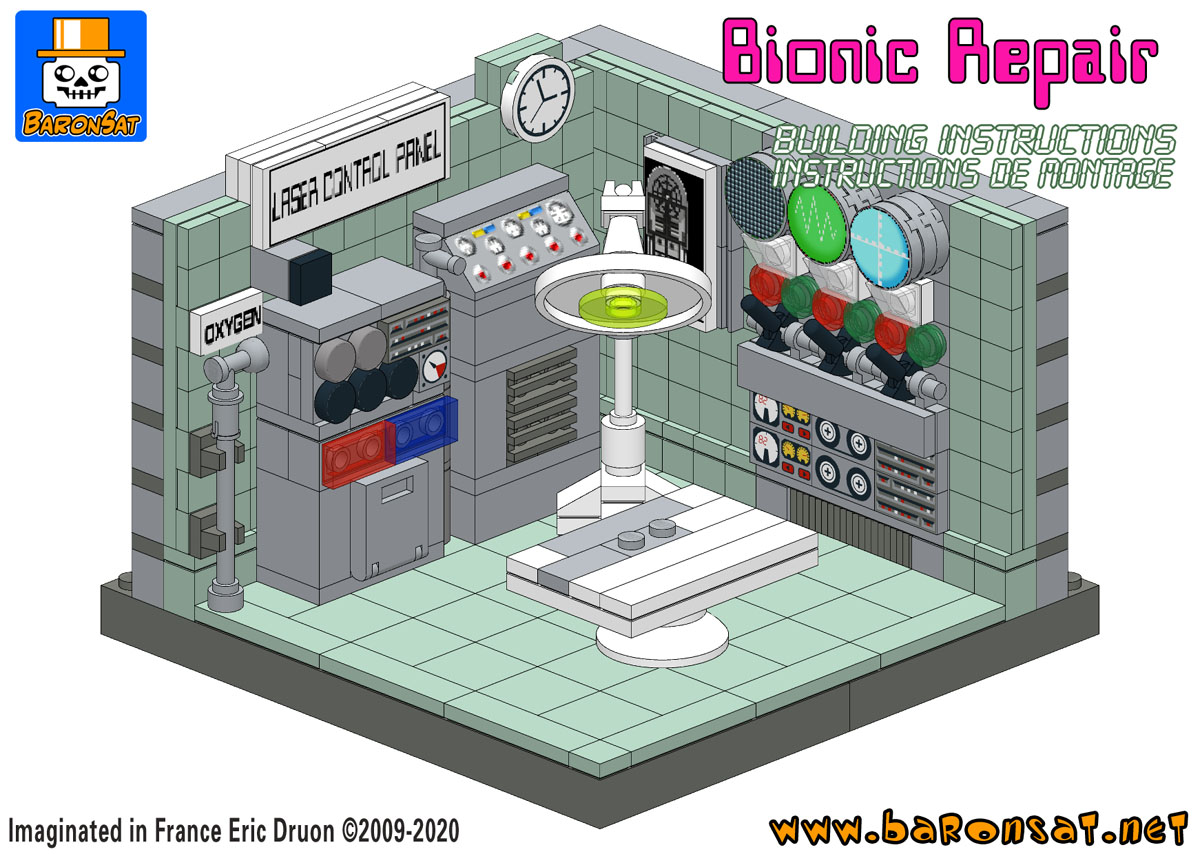 Lego moc Bionic Woman Repair Instructions