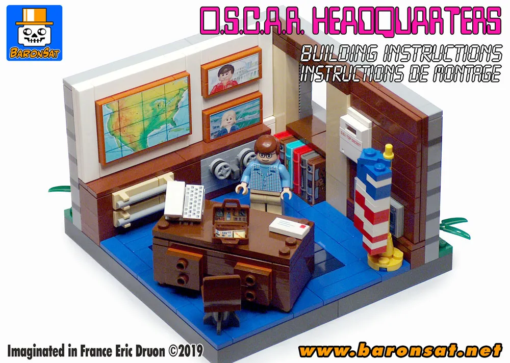 Lego moc Oscar Goldman HQ Instructions Shop Page