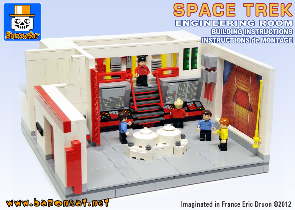 lego engineering room star trek tos custom instructions