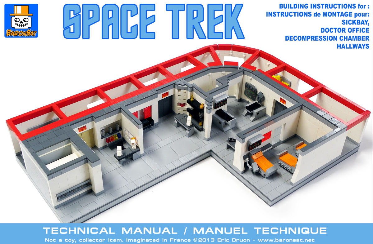 lego star trek sickbay moc custom model