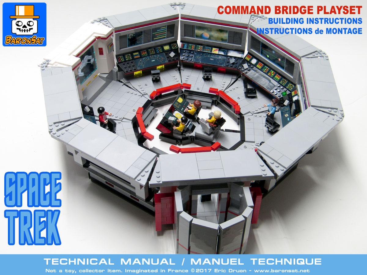 lego star trek enterprise brige custom model_2