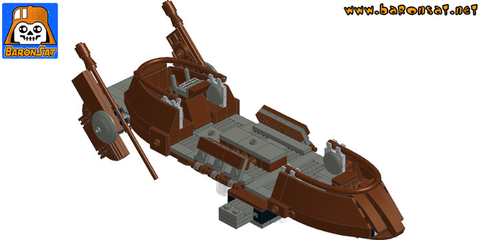 lego tatooine skiff building instructions