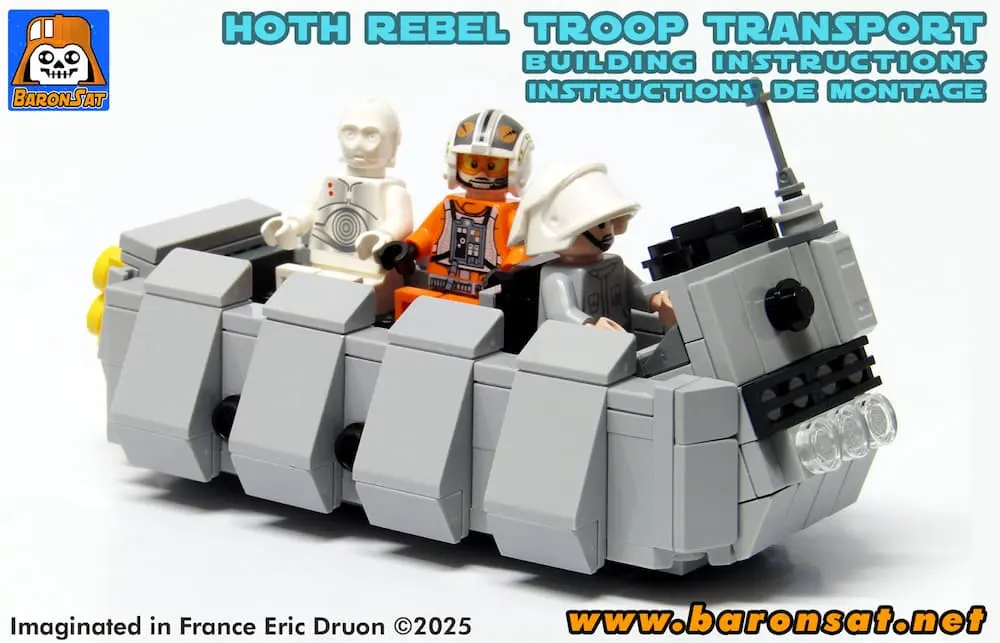 ESB Rebel Troop Carrier Echo Base Hoth Lego moc instructions