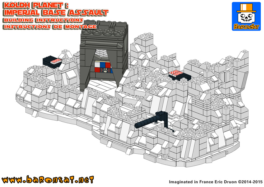 Lego Imperial Attack Base Hoth custom instructions