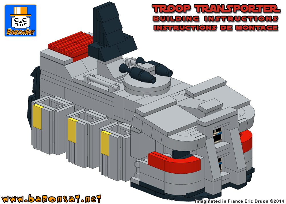 lego imperial troop transporter sample instructions