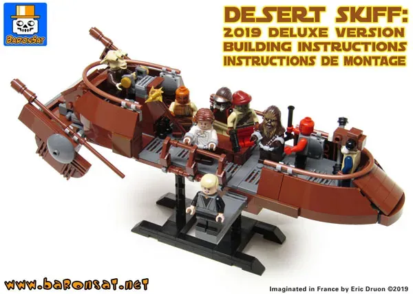 2019 lego moc tatooine skiff custom instructions