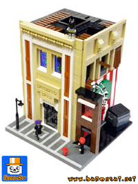 lego moc batman joker lair front