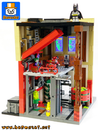 lego moc batman joker lair back