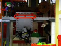 lego moc batman joker lair slime trap