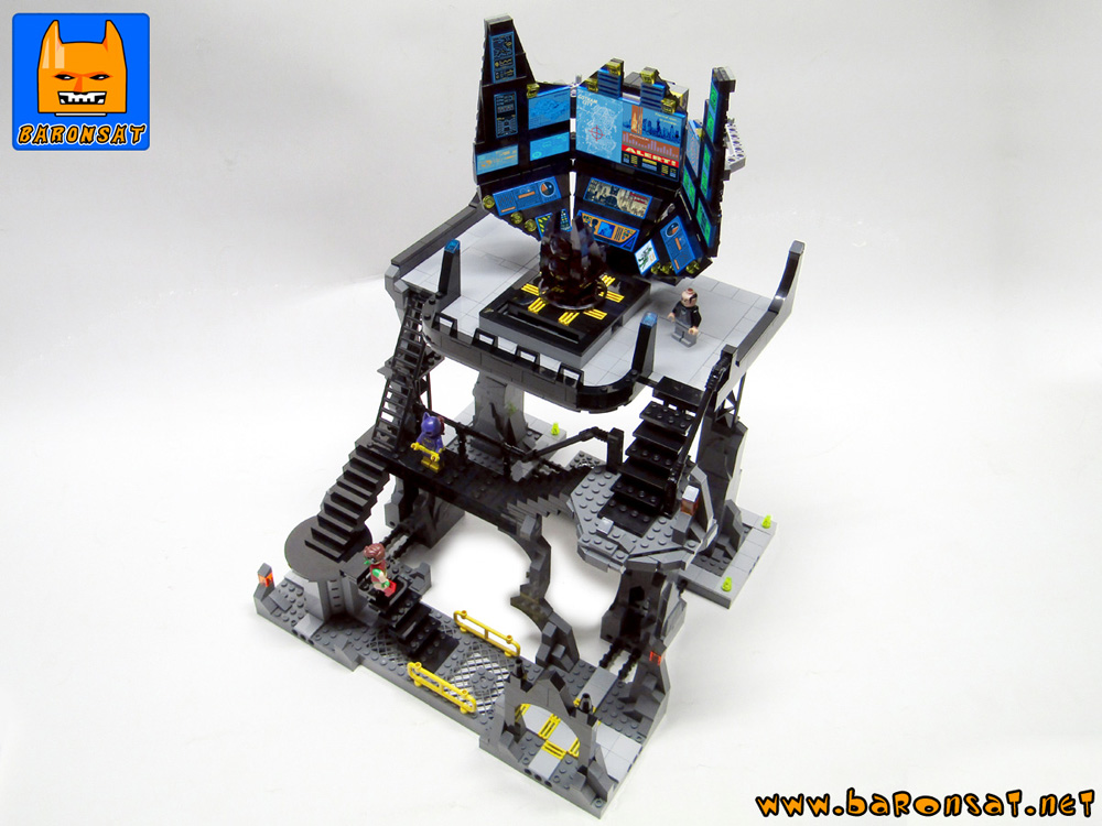 Lego Bricks BatComputer Custom Model Close