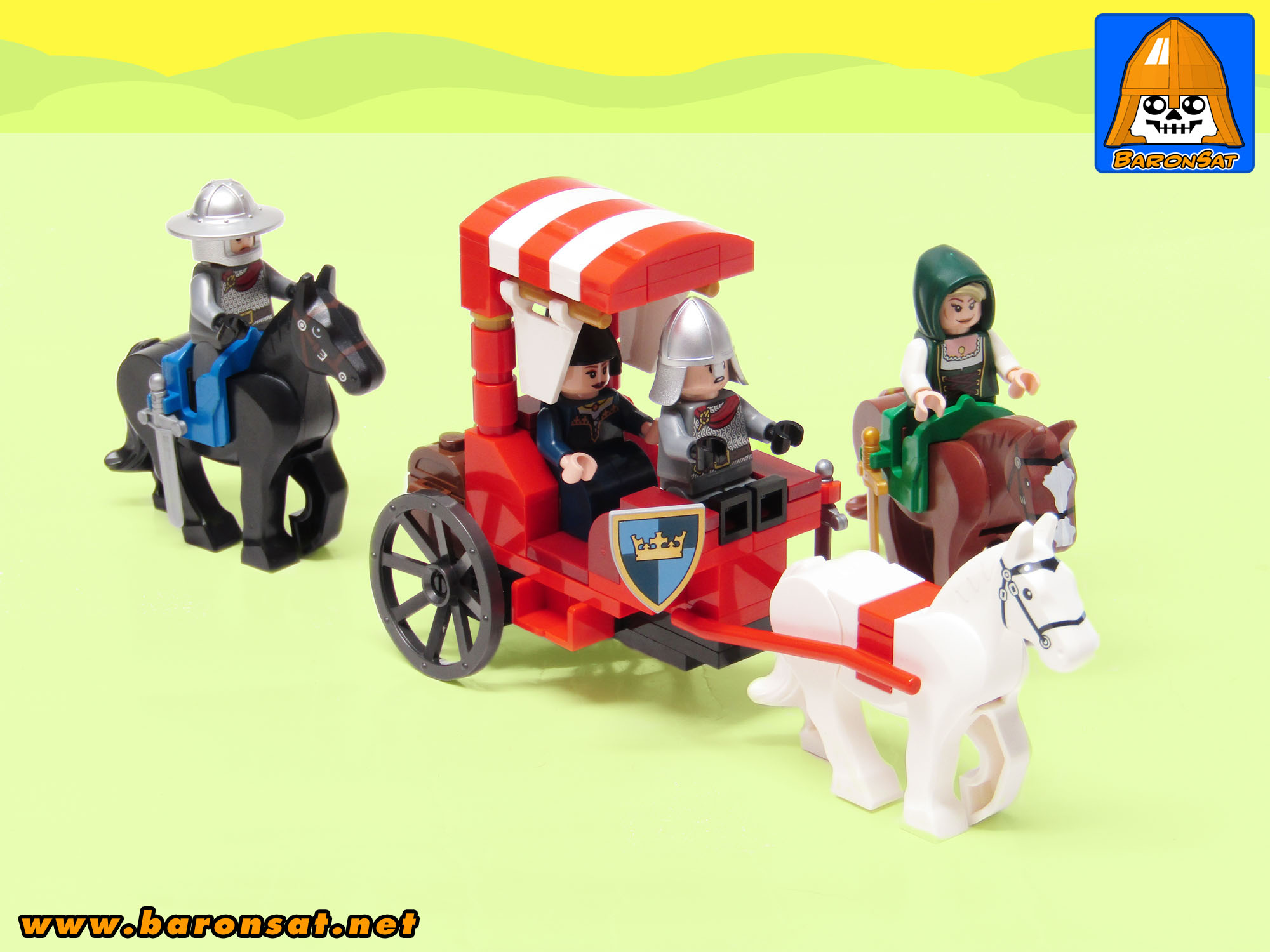 Lego moc 6023 Maiden's Cart Redux