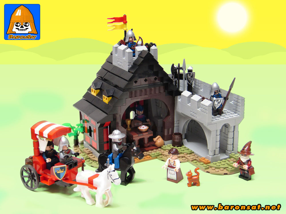 6067 Guarded Inn Redux moc model lego bricks