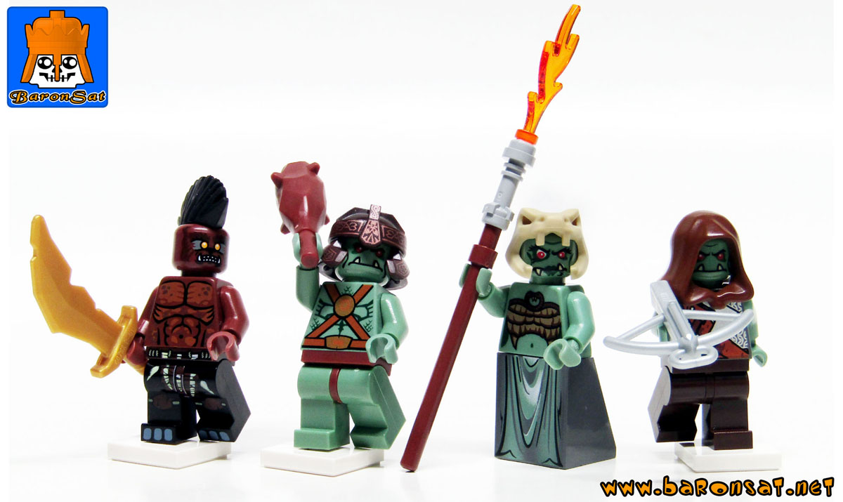 lego conan barbarian minifigs orcs priest sorceress