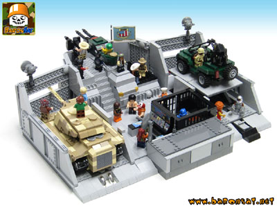 GI JOE COMMAND CENTER  BACK LEFT