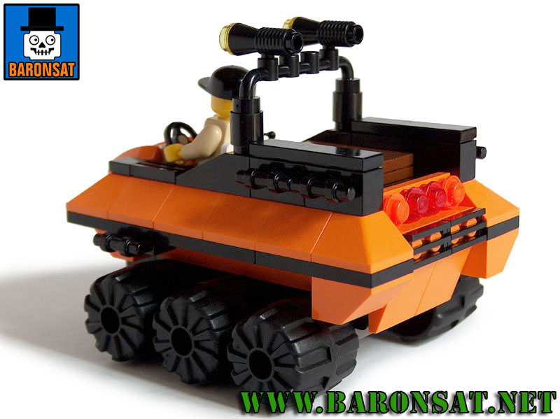 Lego moc Amphibian Vehicle 80s Back