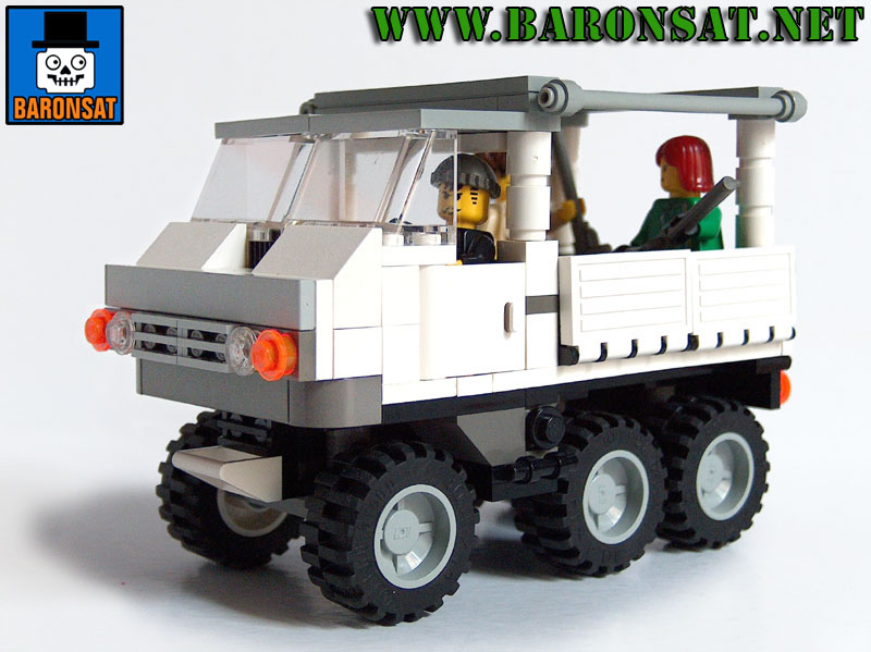 lego 6x6 heavy truck custom moc model